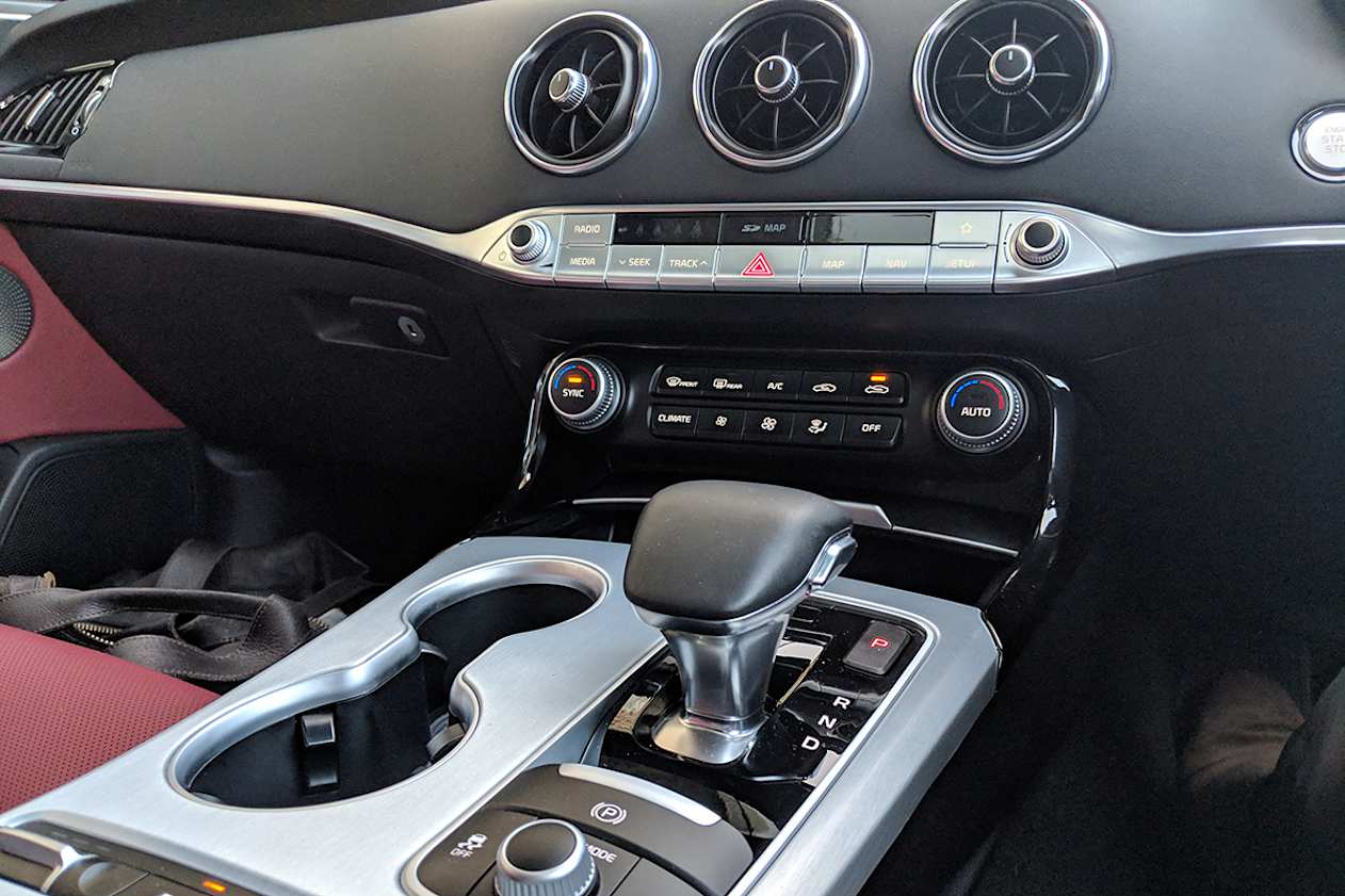 The ST has an eight-speed automatic transmission.